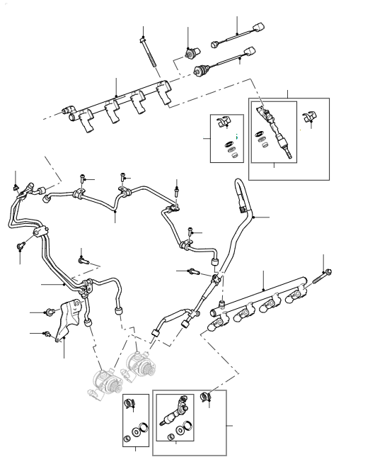 Fuel Injectors & Pipes